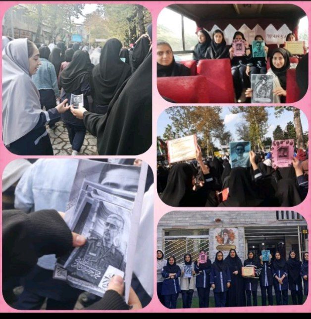 حضور گسترده دانش آموزان مجموعه ماندگار در راهپیمایی 13 آبان